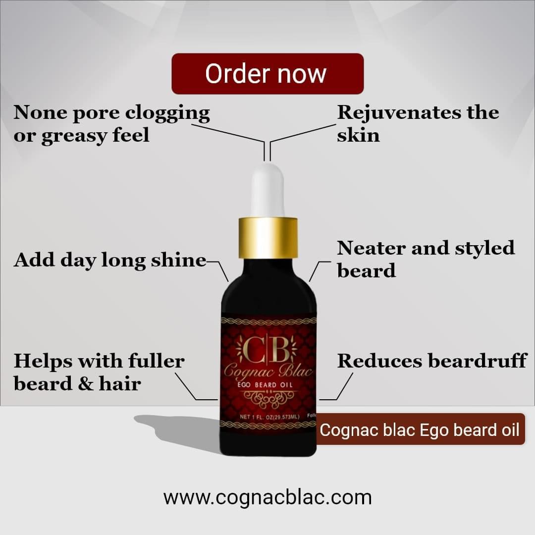 Argan Ego Beard Oil Cognac Blac