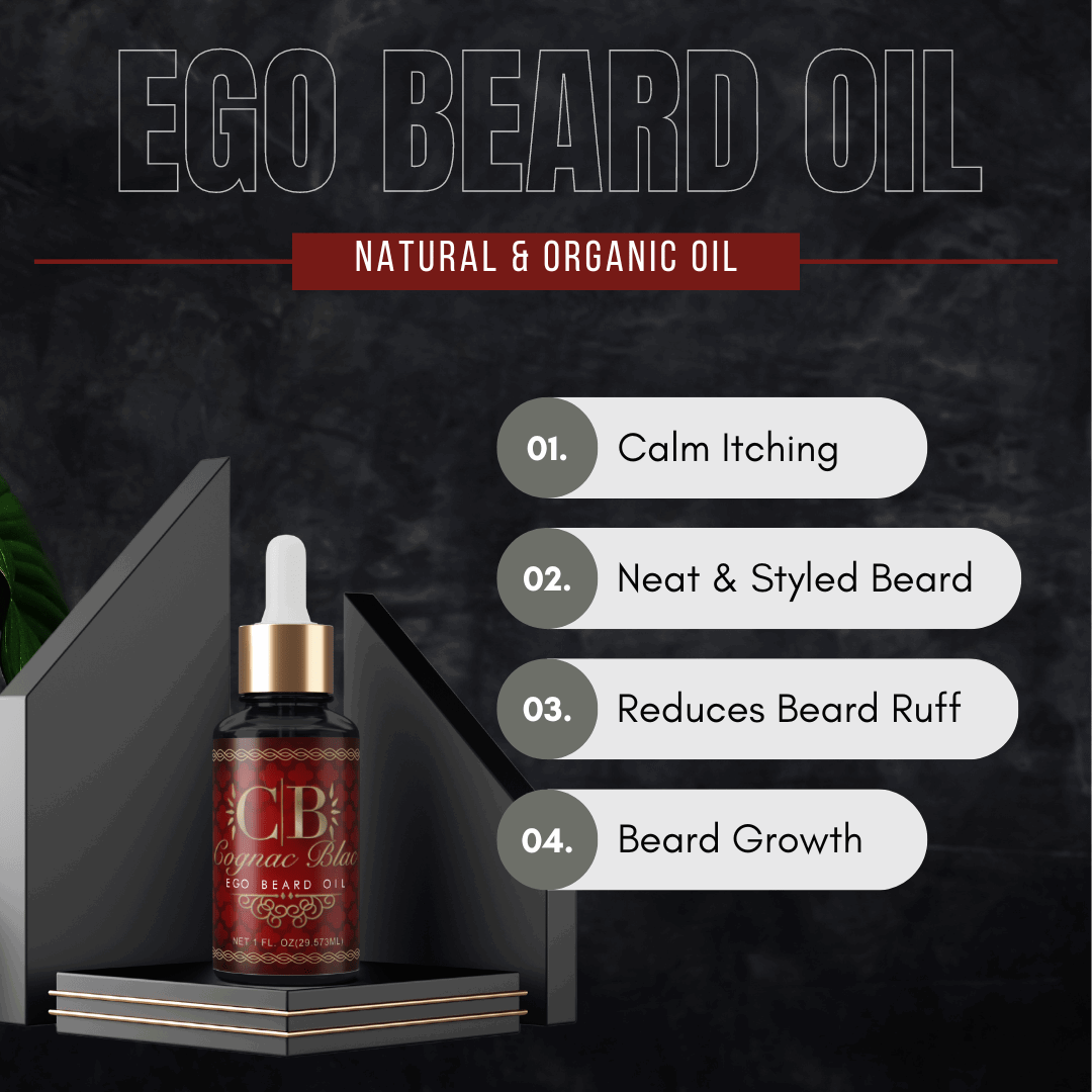 Argan Ego Beard Oil Cognac Blac